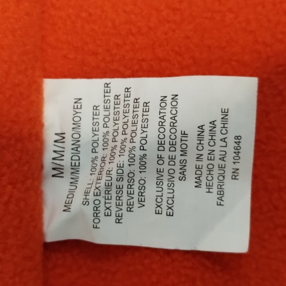 NHL Flyers Reversible 1/4 zip jacket M fleece windbreaker Philadelphia pullover - Picture 10 of 10